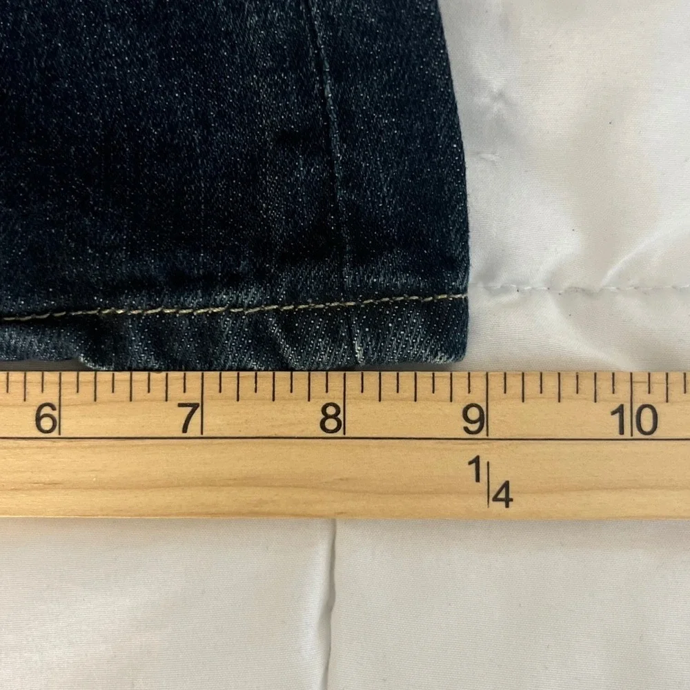 Levis 527 Slim Bootcut Jeans Mens 32x34 Dark Wash Blue Western Denim 05527-0501 - Picture 9 of 9